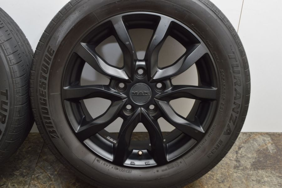 超安い品質 6.5J 16in KOLN 大特価】MAK +53 ブリヂストン PCD114.3 タイヤ・ホイール