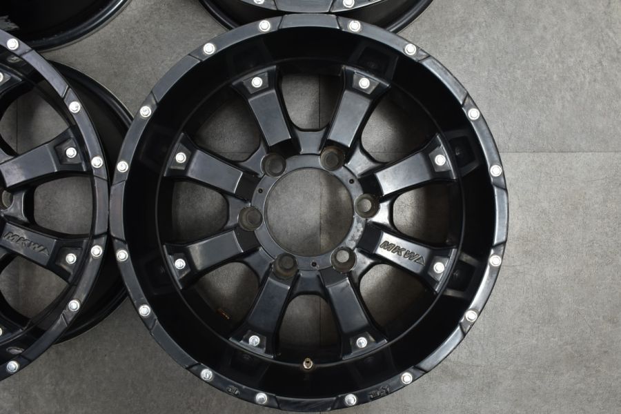 人気ホイール カスタム用に】MKW MK-46 16in 8J +17 PCD139.7 4本