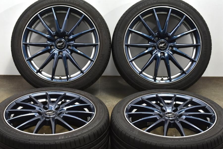 【ドレスアップ用に】マナレイスポーツ VERTEC ONE 18in 7J +53 PCD114.3 クムホ ECSTA PS71 215/45R18  ノア ヴォクシー アクセラ MAZDA3