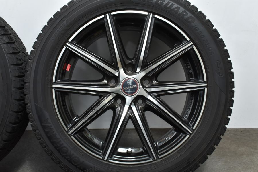 【美品】SMACK 17in 7J +53 PCD114.3 ヨコハマ アイスガード5PLUS iG50+ 215/55R17 ヤリスクロス  オデッセイ ヴェゼル CX-3