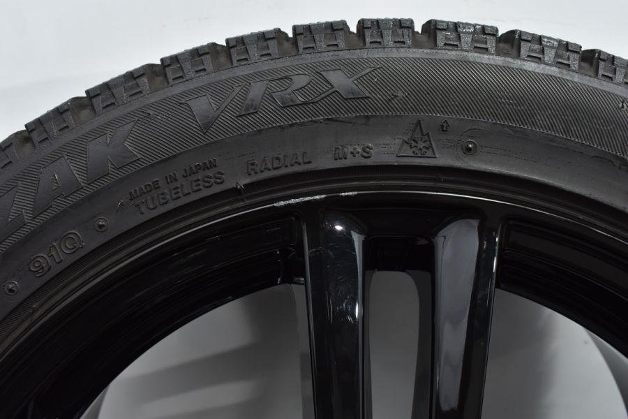 MS-1167 225/45R17 ブリヂストン VRX3 レクサスIS 程度良好品】バルミナ 17in 7J +38 PCD114.3 ブリヂストン