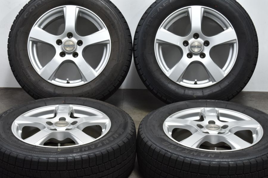 バリ溝】VIOLENTO 16in 6.5J+40 PCD114.3 ナンカン 205/65R16 ア ヴォクシー エスクァイア ステップワゴン  セレナ プレマシー 中古 スタッドレスタイヤホイールセット | パーツ販売ナンバーワン