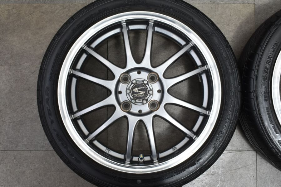 程度良好品】S-HOLD 15in 5J +45 PCD100 グッドイヤー イーグル