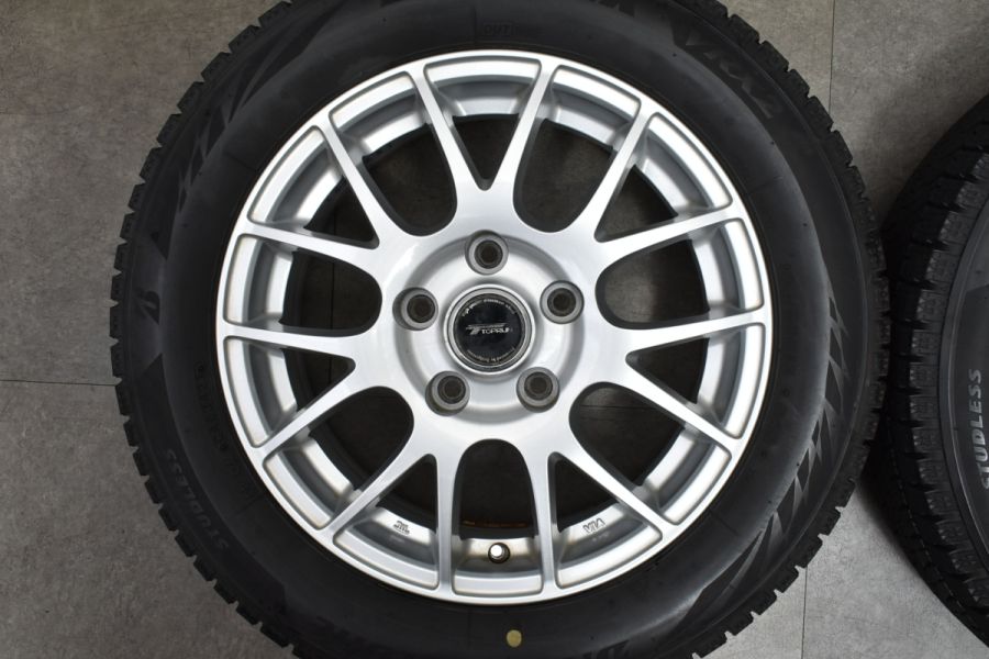 良好品】トップラン 15in 6J +45 PCD114.3 ブリヂストン ブリザック 