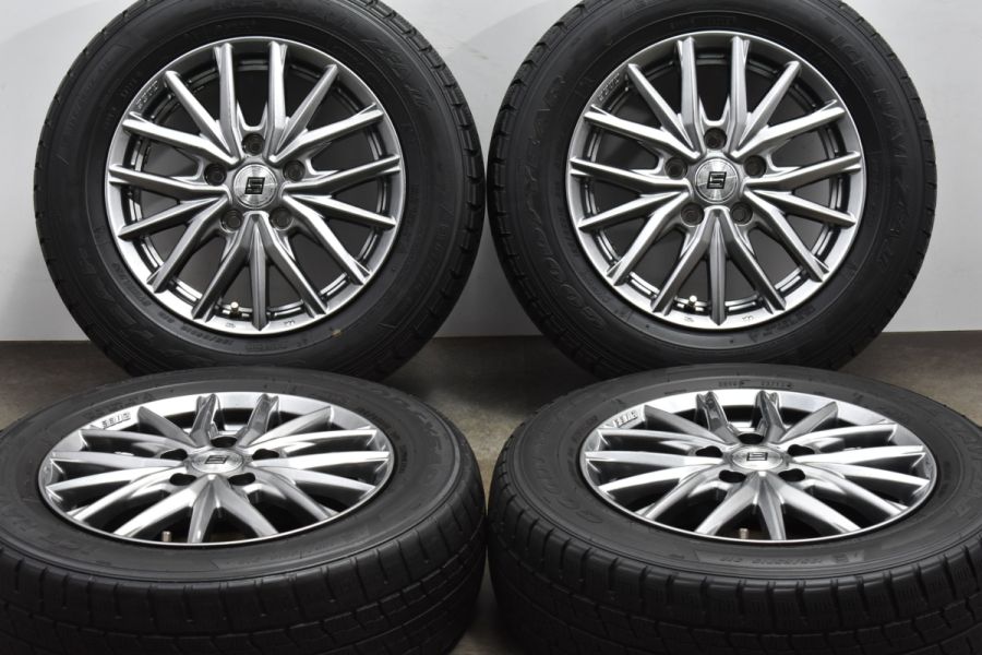 ノア ヴォクシー等に】SEIN 15in 6J +53 PCD114.3 グッドイヤー 195/65R15 ステップワゴン アクセラ アテンザ  プレマシー 中古 スタッドレスタイヤホイールセット | パーツ販売ナンバーワン