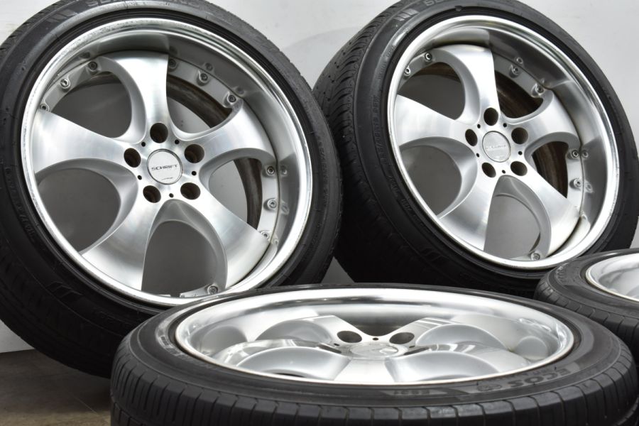 深リム ドレスアップ用に】AME SCHRIFT 18in 8.5J +43 PCD114.3