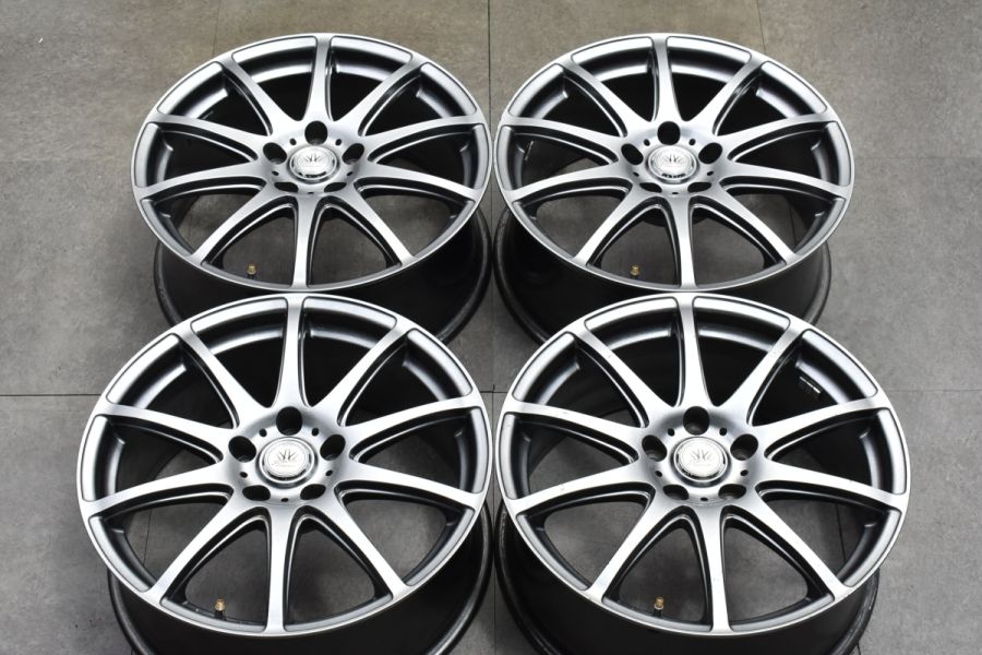 良好品】ロクサーニスポーツ 18in 7.5J +38 PCD114.3 4本セット 