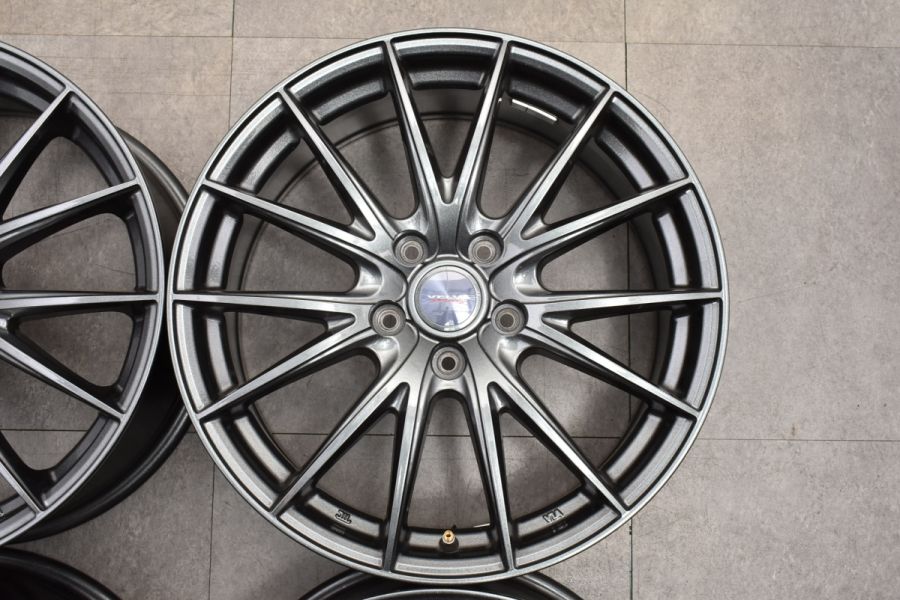美品】WEDS VELVA SPORT2 18in 7.5J+55 PCD114.3 4本セット