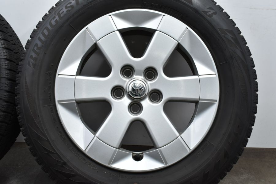 【ホイールのみ可】トヨタ 20 プリウス 純正 15in 6J +45 PCD100 ブリヂストン ブリザック VRX2 195/65R15 アリオン  プレミオ