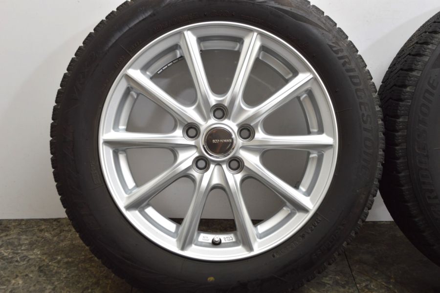 美品 170系シエンタサイズ】エコフォルム 15in 6J +43 PCD100 ブリジストン ブリザック VRX2 185/60R15  ホイールのみ可 中古 スタッドレスタイヤホイールセット | パーツ販売ナンバーワン