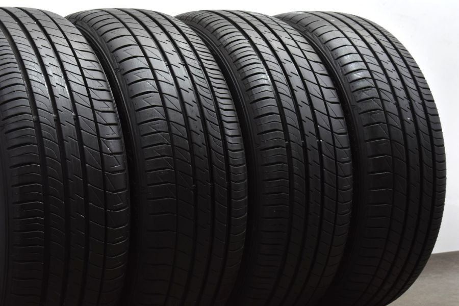 【美品 9分山 2022年製】SMACK 17in 7J +38 PCD114.3 ダンロップ ルマンV 215/55R17 レクサス HS クラウン  カムリ マークX スカイライン