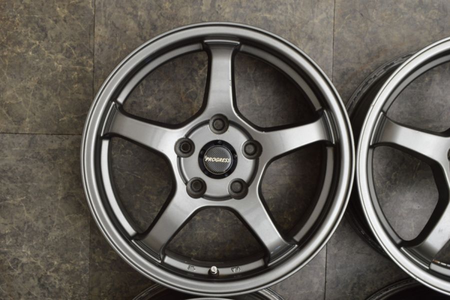 良好品】PROGRESS RS-5 16in 7J +38 PCD114.3 4本セット