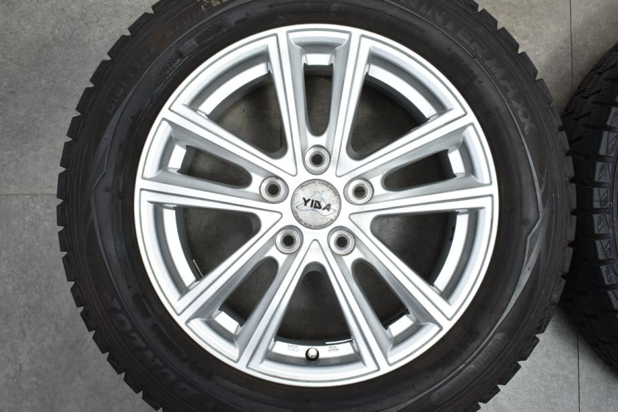 程度良好品】YIDA 16in 6.5J +53 PCD114.3 ダンロップ