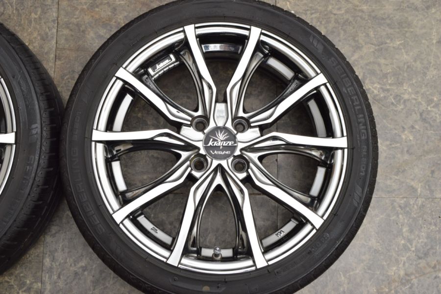 ドレスアップ】Weds Kranze VERAE EVO 16in 5.5J +45 PCD100