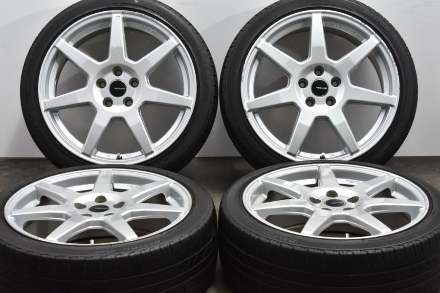 TECMAG テクマグ タイプ 207R 18in 7.5J +55 PCD108 DAYTON DT30 225/40R18 VOLVO ボルボ  V40 S40 等に デイトン 中古 タイヤホイールセット | パーツ販売ナンバーワン