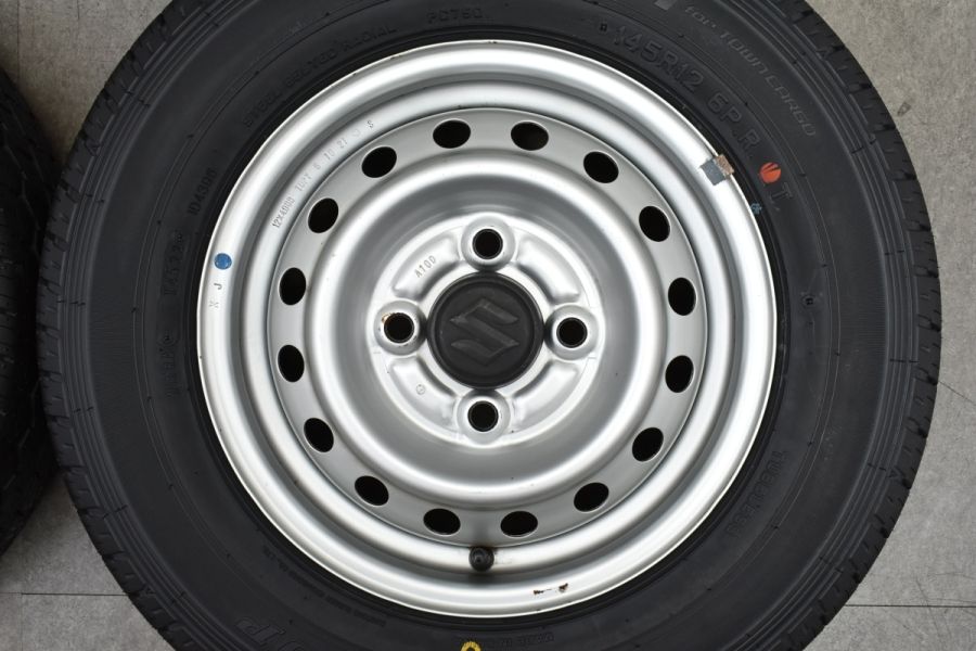 2022年製造バリ溝】スズキ キャリィ 純正 スチール 12in 4.00B +45 