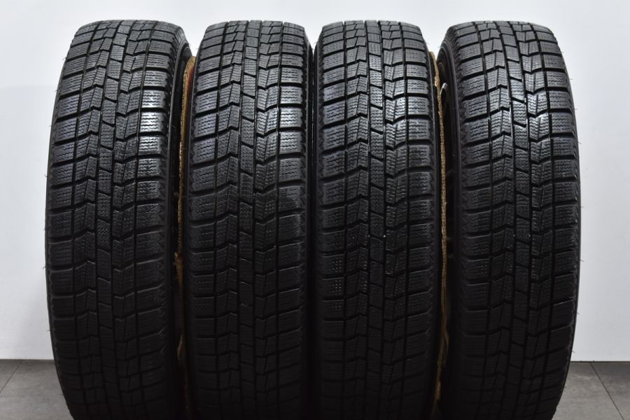 バリ溝】LEBEN 14in 4.5J +45 PCD100 2021年製 ノーストレック N3i 155 