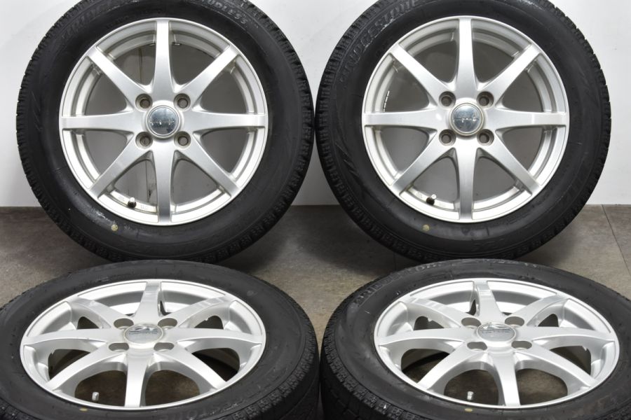 大特価】LAPORTA 14in 4.5J +45 PCD100 ブリヂストン ブリザック VRX 155/65R14 N-BOX デイズ サクラ  ワゴンR アルト タント ムーヴ 中古 スタッドレスタイヤホイールセット | パーツ販売ナンバーワン