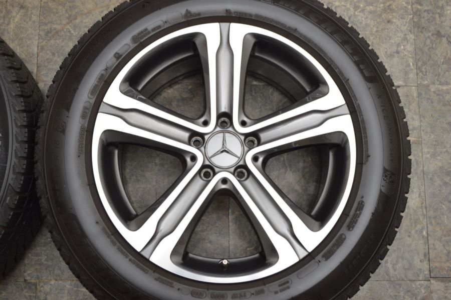 バリ溝】メルセデスベンツ X253 GLCクラス 純正 18in 8J +38 PCD112