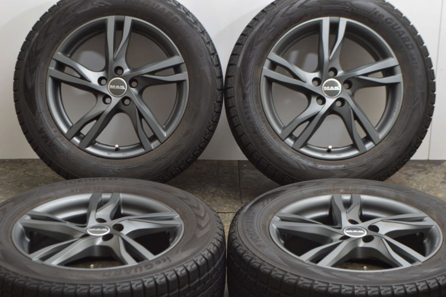 【ボルボ V60 S60 純正サイズ】MAK ストックホルム 17in 7J +50 PCD108 ミシュラン X-ICE 3+ 215/50R17 VOLVO V40 S40 V50 送料無料 バリ溝ユーロテック 17in 7J +50 PCD108 ブリヂストン ブリザック