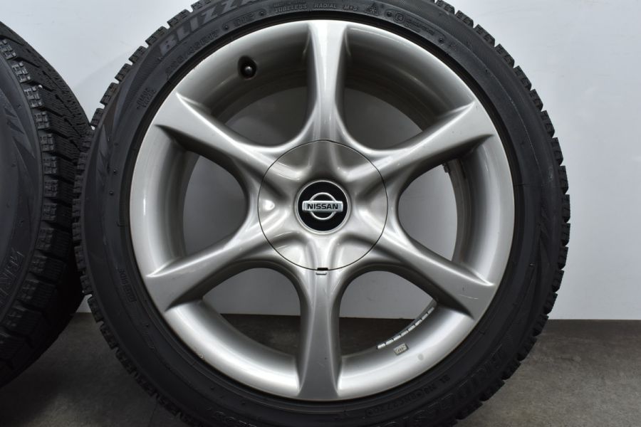 日産 スカイライン ER34 純正ホイール タイヤ付き 17インチ 4本 スカイライン ER34 純正ホイール17×7.5J +40 4本セット