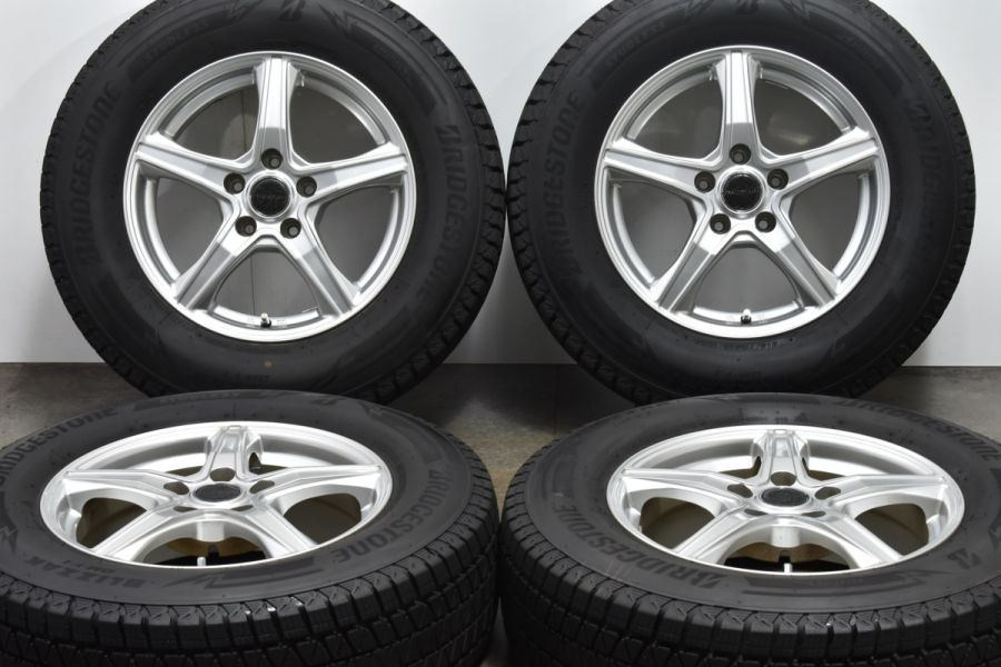 バリ溝品】バルミナ 16in 6.5J +38 PCD114.3 ブリヂストン ブリザック 