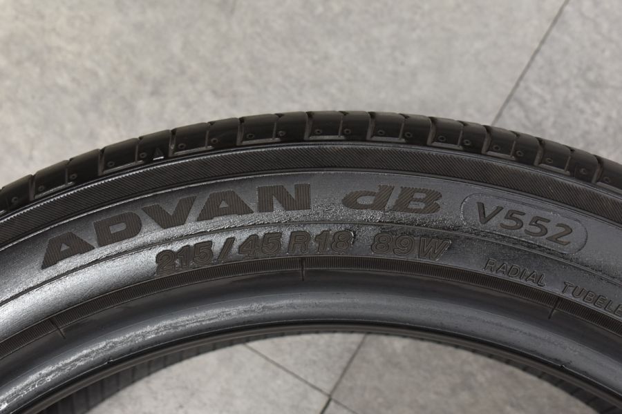 交換用に】ヨコハマ アドバン dB V552 215/45R18 4本セット ノア 交換用に】ヨコハマ アドバン dB V552 215/45R18 4本セット ノア