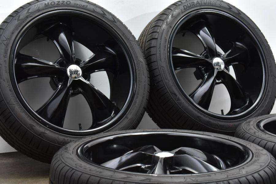 深リム アメ車サイズ】FOOSE LEGEND F105 20in 8.5J +7 PCD115 デュラ