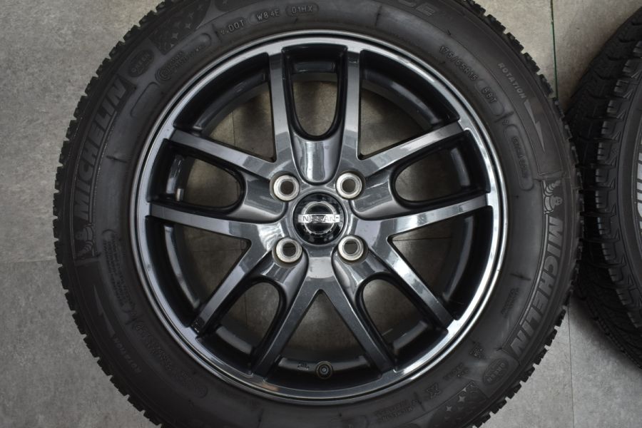 交換用に】ニッサン 純正OP エスティーロ 15in 5.5J +40 PCD100 ミシュラン X-ICE XI3 175/65R15 キューブ  ノート マーチ 中古 スタッドレスタイヤホイールセット | パーツ販売ナンバーワン