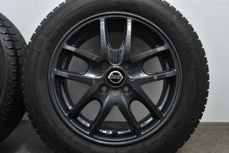 交換用に】ニッサン 純正OP エスティーロ 15in 5.5J +40 PCD100 ミシュラン X-ICE XI3 175/65R15 キューブ  ノート マーチ 中古 スタッドレスタイヤホイールセット | パーツ販売ナンバーワン