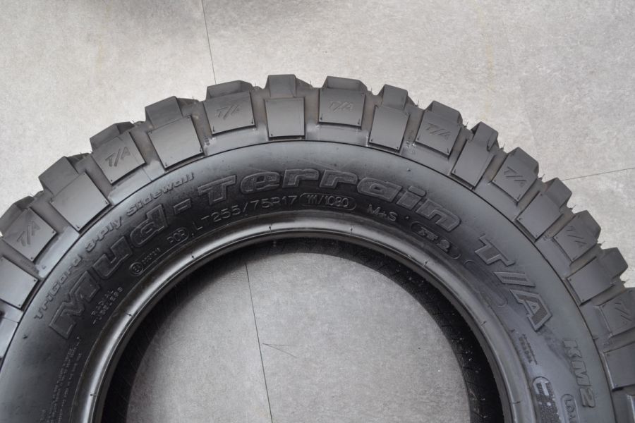 BFグッドリッチ 255/75R17 ラングラールビコン純正タイヤ５本セット BFグッドリッチ - 【がんちゃん様専用】ラングラーJLルビコン
