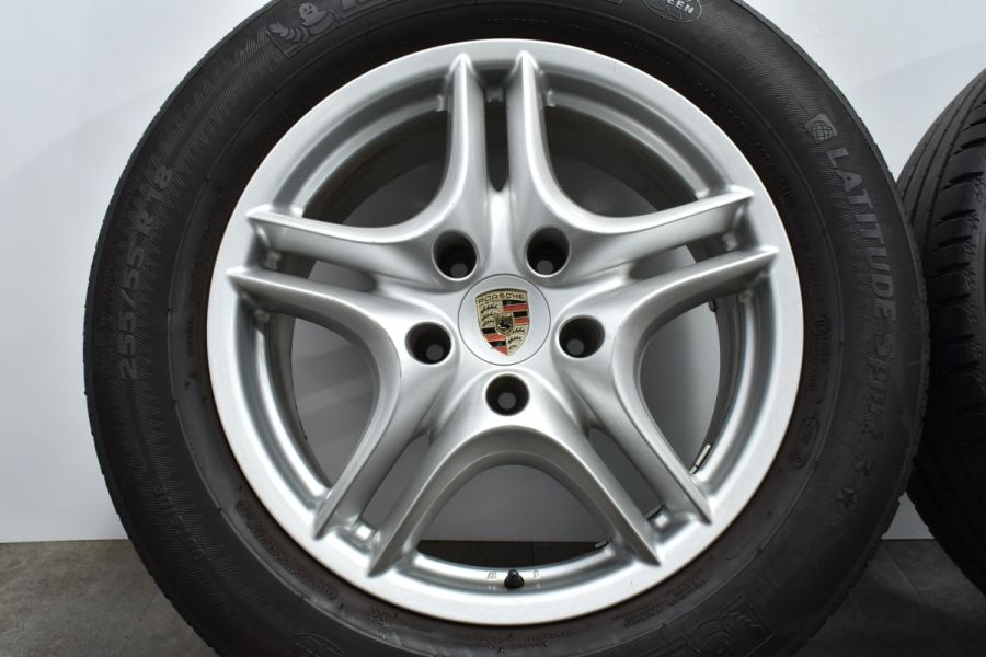958カイエン 純正 ミシュラン 225/55R18 4本セット 957にも
