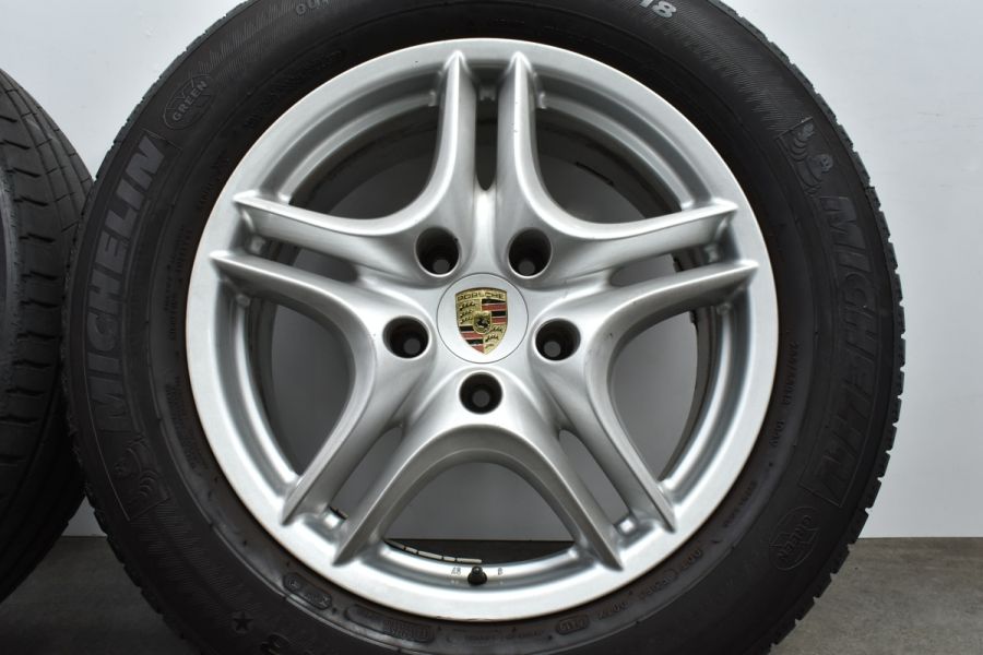 正規品】ポルシェ 957 カイエン 純正 18in 8J +57 PCD130 ミシュラン ラティチュードスポーツ3 255/55R18  7L5.601.025.S 交換用 958 955 中古 タイヤホイールセット | パーツ販売ナンバーワン