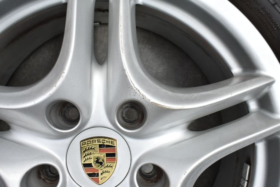 958カイエン 純正 ミシュラン 225/55R18 4本セット 957にも BBS製】ポルシェ 957 カイエン S 純正 18in 8J +57 PCD130