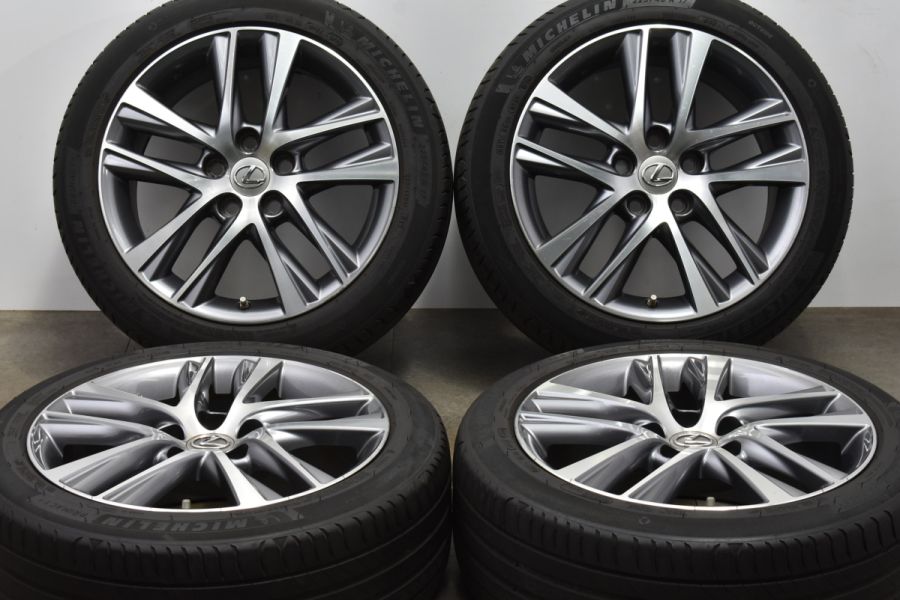 ホイールに未販売可能】レクサス IS バージョンL純正 17in 7.5J +45 PCD114.3 225/45R17 LEXUS GS クラウン  カムリ スタッドレス用にも 中古 タイヤホイールセット | パーツ販売ナンバーワン