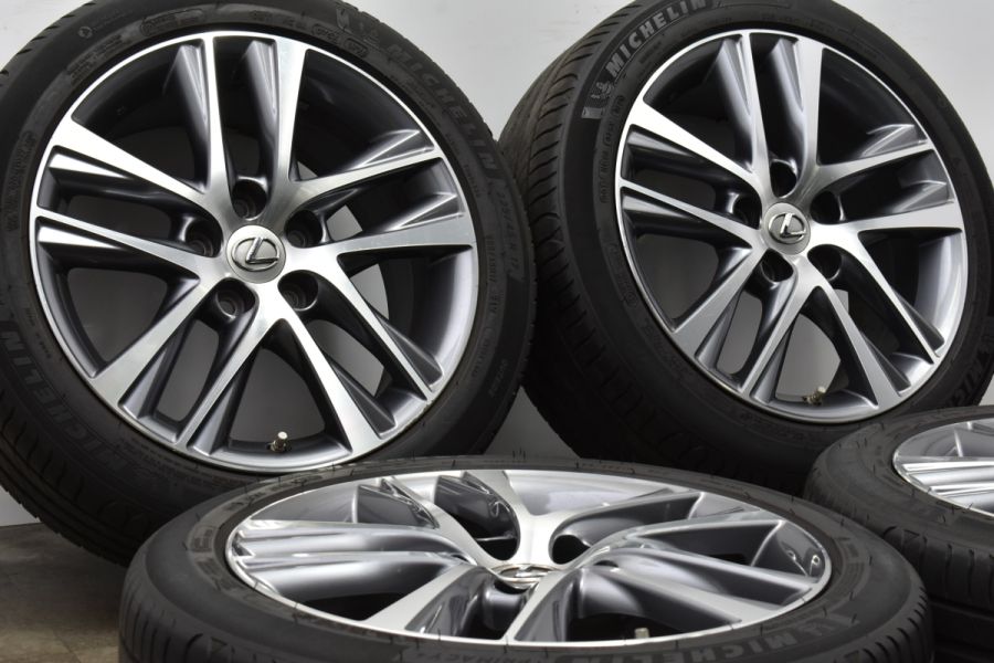 ホイールに未販売可能】レクサス IS バージョンL純正 17in 7.5J +45 PCD114.3 225/45R17 LEXUS GS クラウン  カムリ スタッドレス用にも 中古 タイヤホイールセット | パーツ販売ナンバーワン