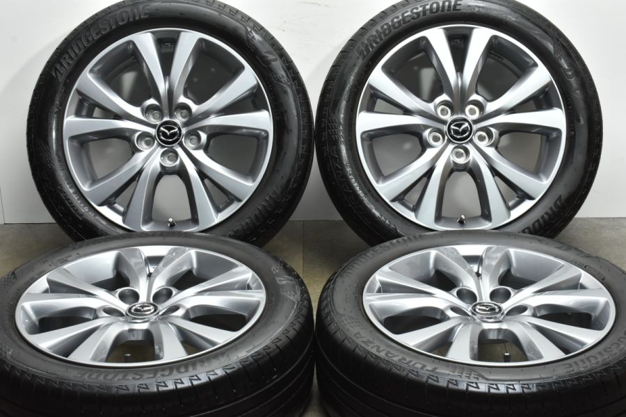 美品】マツダ CX-30 純正 18in 7J +45 PCD114.3 ブリヂストン トランザ