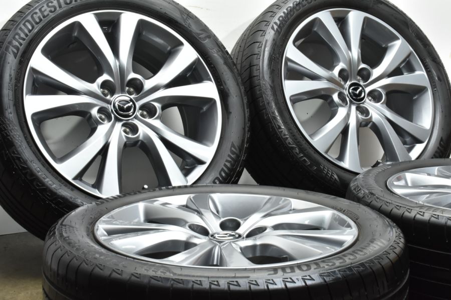 美品】マツダ CX-30 純正 18in 7J +45 PCD114.3 ブリヂストン トランザ