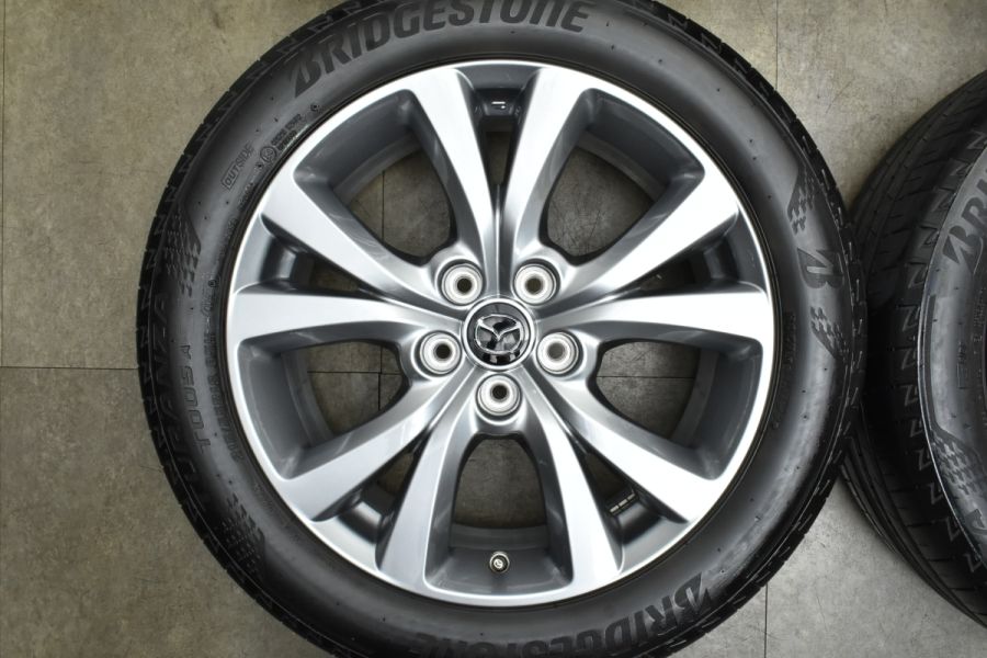 美品】マツダ CX-30 純正 18in 7J +45 PCD114.3 ブリヂストン トランザ
