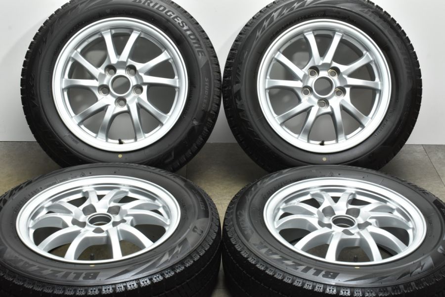 バリ溝 美品】トヨタ プリウスα 純正 16in 6.5J +39 PCD114.3 ブリヂストン ブリザック VRX2 195/65R16  スタッドレス 交換用 中古 スタッドレスタイヤホイールセット | パーツ販売ナンバーワン