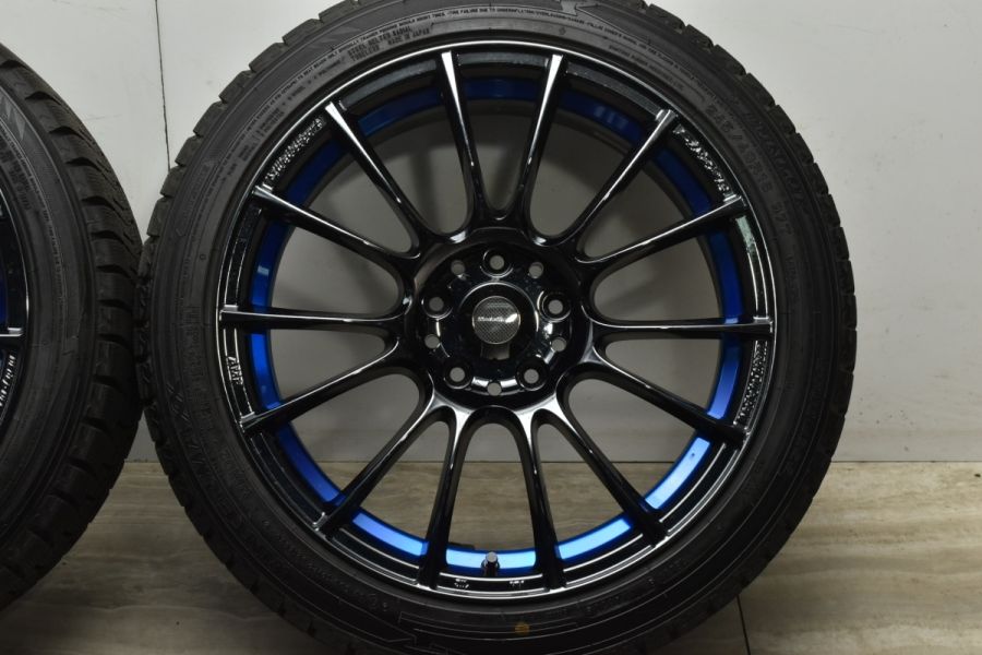 美品 バリ溝】WedsSport SA-72R 18in 8.5J +50 PCD114.3