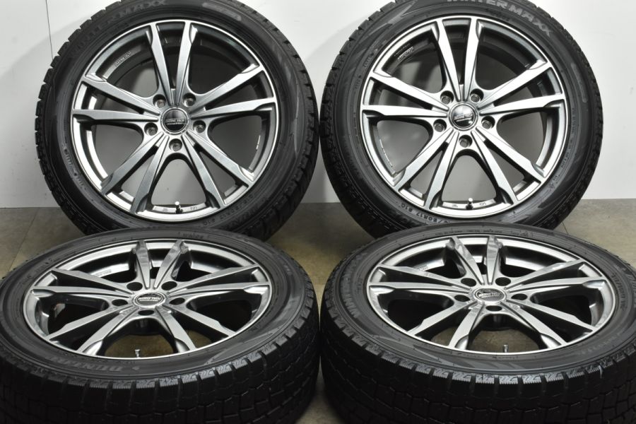 美品】BAHNS TECH 17in 7J +53 PCD114.3 ダンロップ ウィンター 