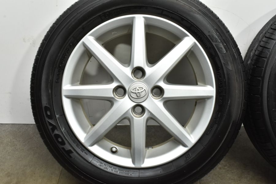 バリ溝】トヨタ アクア 純正 15in 5J +39 PCD100 トーヨー SP-7 195/65R15 フィールダー アクシオ ヴィッツ 流用  ノーマル戻し 中古 タイヤホイールセット | パーツ販売ナンバーワン