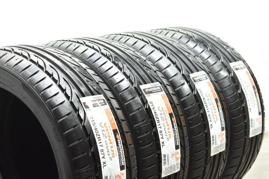 未使用品」ハンコック ベンタス V12 EVO2 215/40R17 4本セット 86 ロードスター スイフトスポーツ アウディ A1 VW ポロ  交換用 中古 タイヤのみ | パーツ販売ナンバーワン