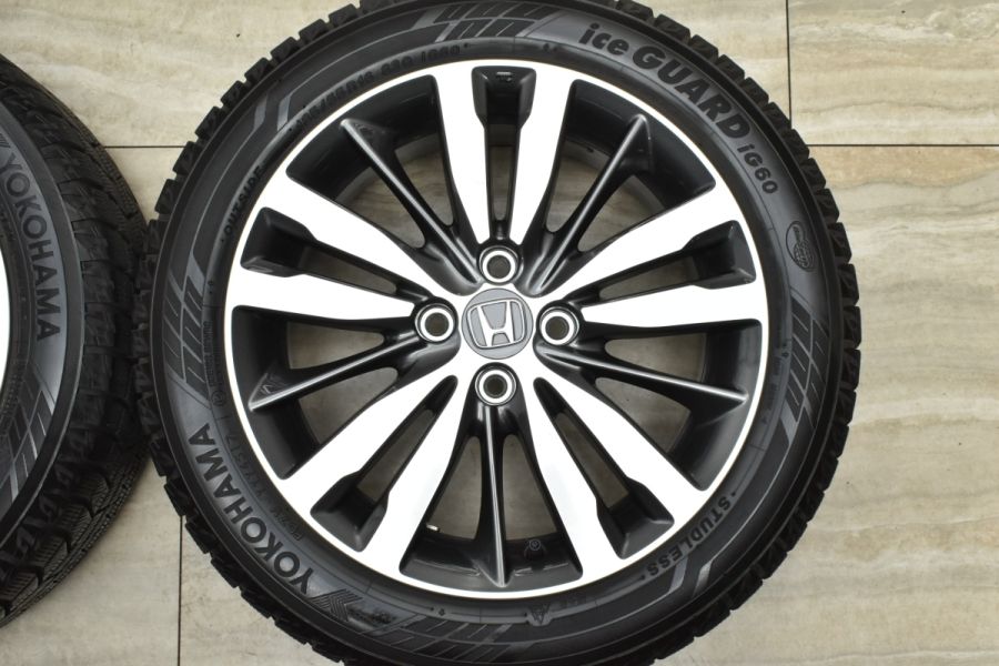 【美品】ホンダ フィット RS 純正 16in 6J +53 PCD100 ヨコハマ 185/55R16 シャトル グレイス インサイト ENKEI製  ホイールのみ販売可能