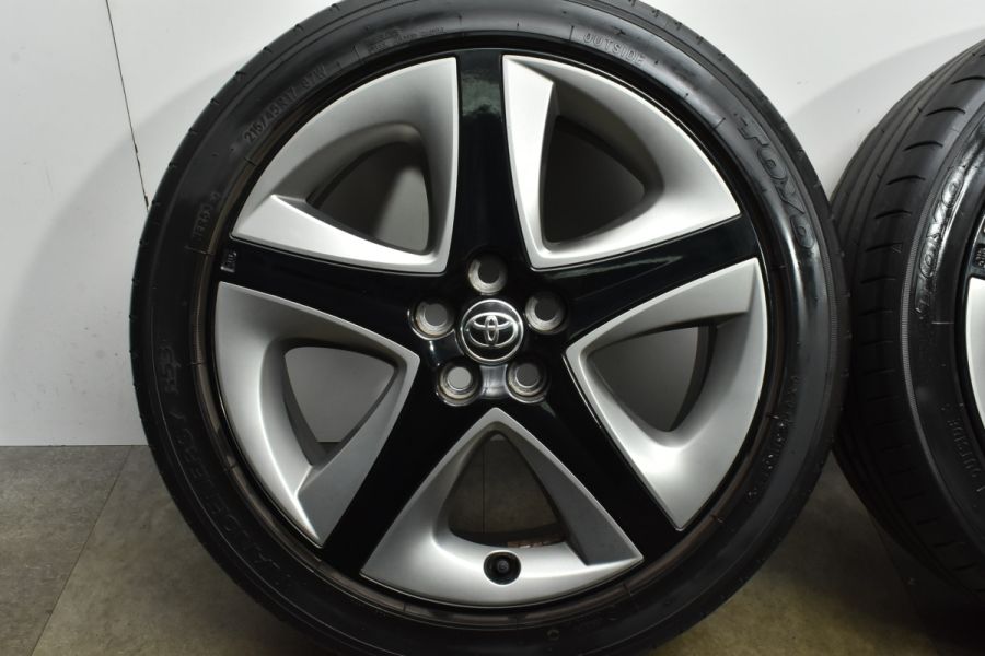 良好品】トヨタ 50 プリウス 純正 17in 7J +50 PCD100 トーヨー ナノ