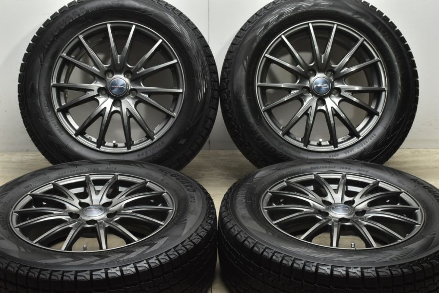 Wedsヴェルバ スポルトⅡ & 225/65R17 アイスガードG075 ４本 CX-5 エクストレイルなどに】WEDS VELVA SPORT 17in 7J +47 PCD14.3