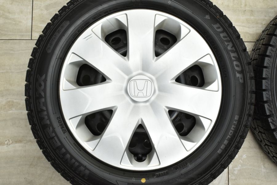 ホンダ純正 185/60R15 フィット シャトル PCD/100/+50 バリ溝】ホンダ フィット シャトル 純正 15in 5.5J +50 PCD100