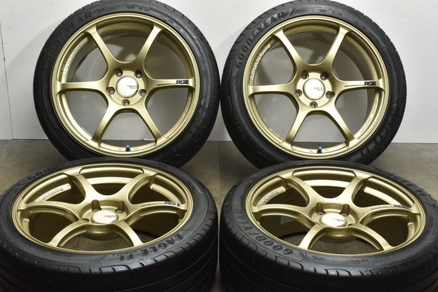 美品】アドバンレーシング RGIII 18in 8J +45 PCD114.3 グッドイヤー イーグルF1 235/40R18 GRヤリス シビック  インサイト RX-7 WRX 中古 タイヤホイールセット | パーツ販売ナンバーワン