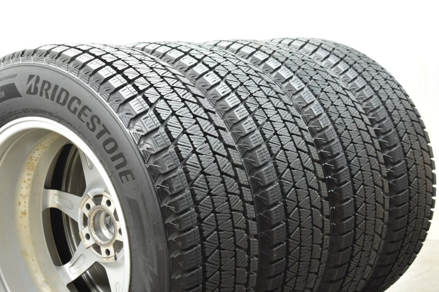 【バリ溝】テクマグ 17in 7J +50 PCD108 ブリヂストン ブリザック DM-V3 235/65R17 ボルボ XC40 純正サイズ  スタッドレス 交換用